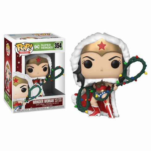 Funko Pop Heroes Vinyl 354 Wonder Woman with String Light Lasso Figure