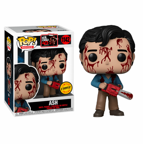 Funko Pop Movies Vinyl Evil Dead 40th Anniversary Ash Chase Figure