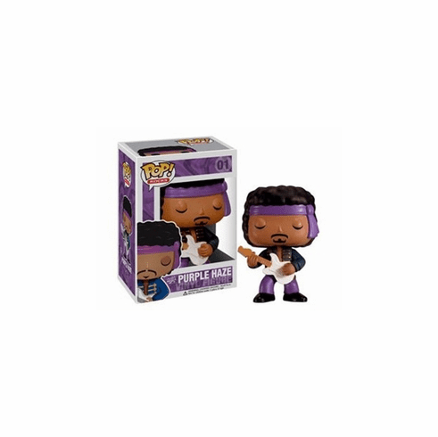 Funko Pop Rocks Vinyl 01 Purple Haze Jimi Hendrix Figure