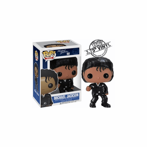 Funko Pop Rocks Vinyl 25 Michael Jackson Bad Figure