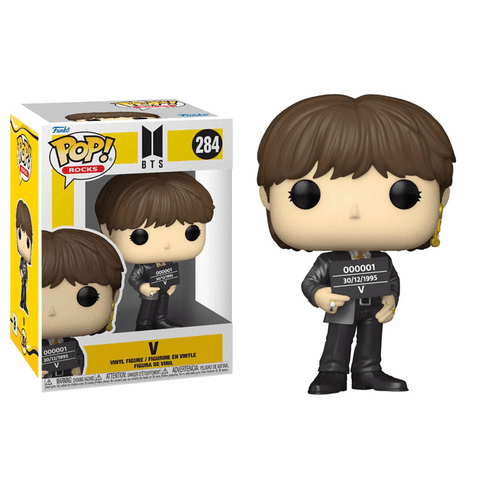 Funko Pop Rocks Vinyl 284 BTS V Figure
