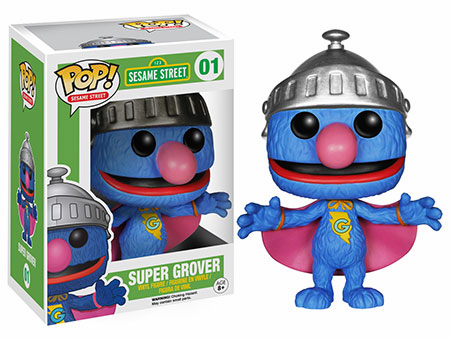 Funko Pop Sesame Street Vinyl Super Grover Figure