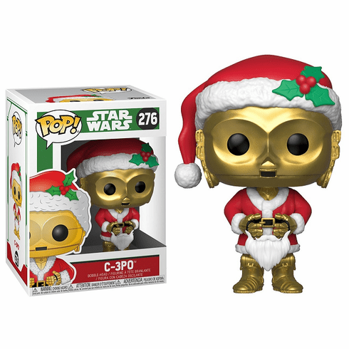 Funko Pop Star Wars Vinyl 276 Holiday C-3PO Figure