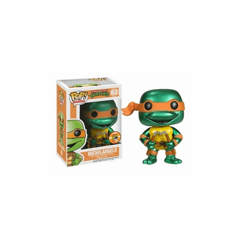 Funko Pop TV 62 TMNT Michelangelo Metallic Figure