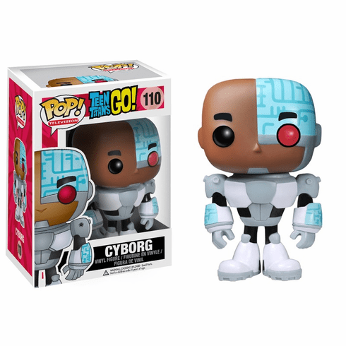 Funko Pop TV Vinyl 110 Teen Titans Go Cyborg Figure