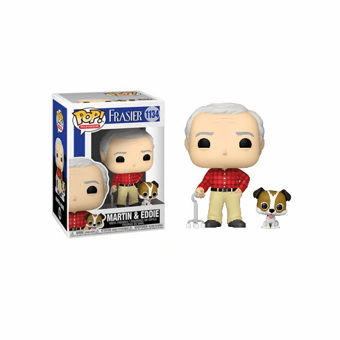 Funko Pop TV Vinyl 1134 Frasier Martin & Eddie Figure