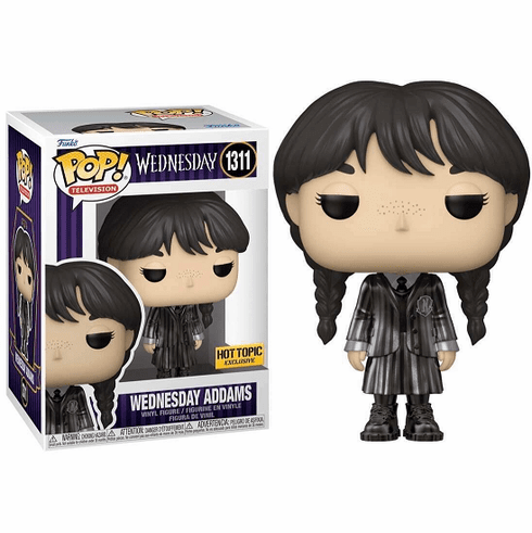 Funko Pop TV Vinyl 1311 Wednesday Addams Metallic Figure