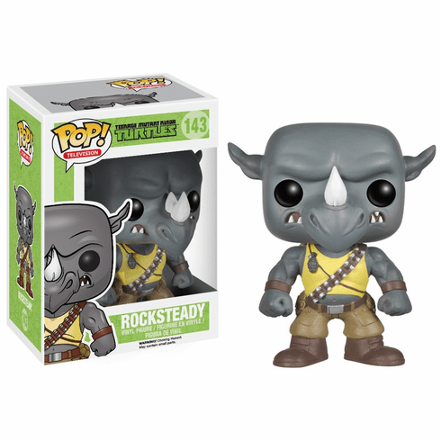 Funko Pop TV Vinyl 143 Teenage Mutant Ninja Turtles Rocksteady Figure