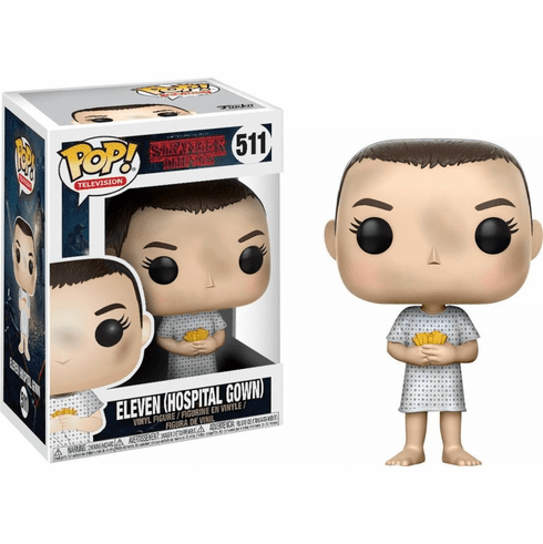 Funko Pop TV Vinyl 511 Stranger Things Eleven Hospital Gown Figure
