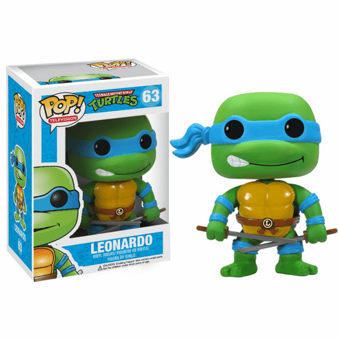 Funko Pop TV Vinyl 63 Teenage Mutant Ninja Turtles Leonardo Figure