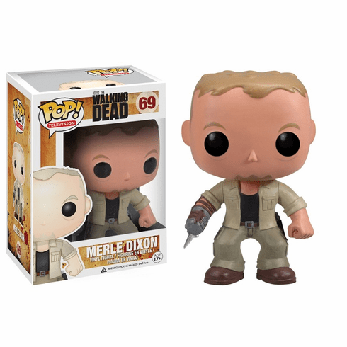 Funko Pop TV Vinyl 69 The Walking Dead Merle Dixon Figure