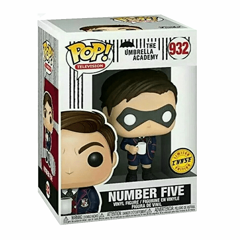 Funko Pop TV Vinyl 932 The Umbrella Academy Number Five Variant Figure