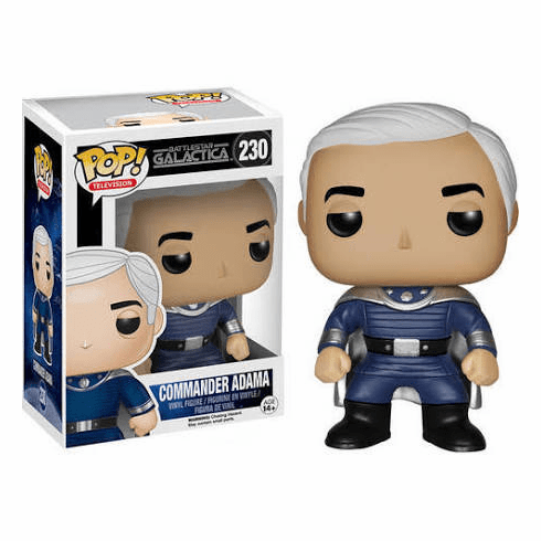 Funko Pop TV Vinyl Battlestar Galactica Commander Adama Figure