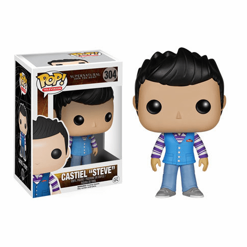 Funko Pop TV Vinyl Supernatural Castiel Steve Figure