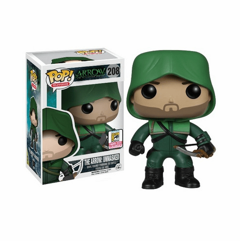 Funko Pop TV Vinyl The Arrow Unmasked Figure