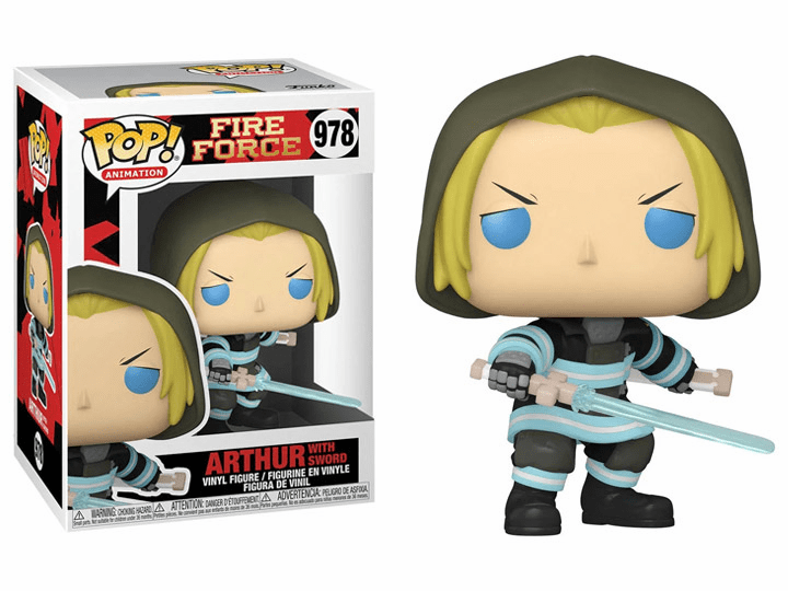 Funko Pop Vinyl Animation Fire Force Arthur with Sword Figure