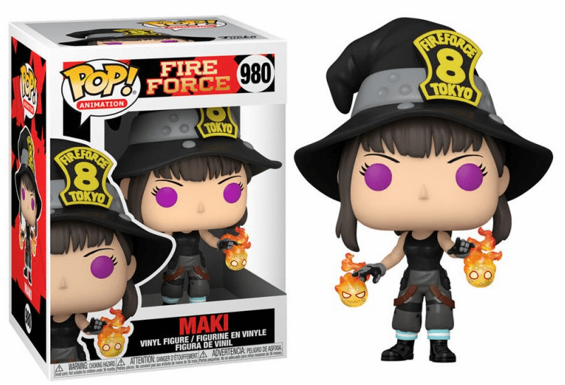 Funko Pop Vinyl Animation Fire Force Maki Figure