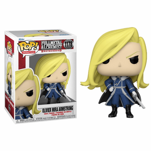 Funko Pop Vinyl Animation Fullmetal Alchemist Brotherhood Olivier Mira Armstrong Figure