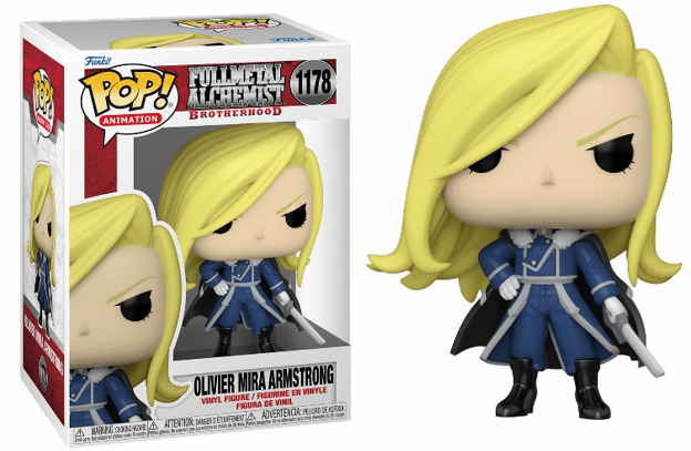 Funko Pop Vinyl Animation Fullmetal Alchemist Brotherhood Olivier Mira Armstrong Figure