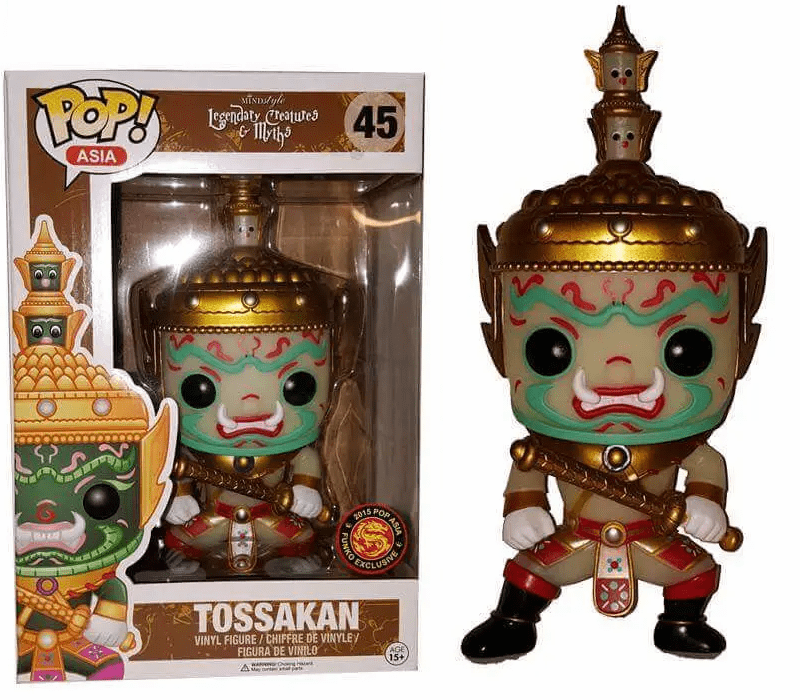 Funko Pop Vinyl Asia Legendary Creatures & Myths Tossakan Glow-in-the-Dark Figure