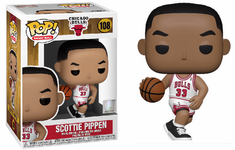 Funko Pop Vinyl Basketball 108 Chicago Bulls Scottie Pippen Figure