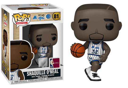 Funko Pop Vinyl Basketball 81 Orlando Magic Shaquille O'Neal Figure
