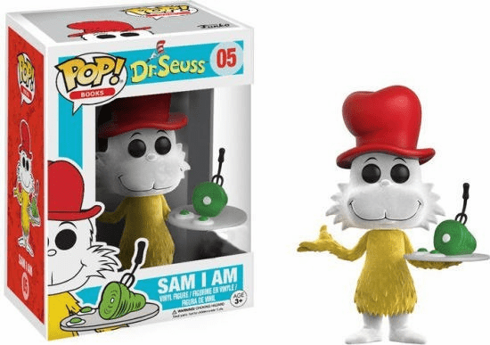 Funko Pop Vinyl Books 05 Dr. Seuss Sam I Am Figure