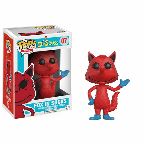 Funko Pop Vinyl Books 07 Dr. Seuss Fox in Socks Figure