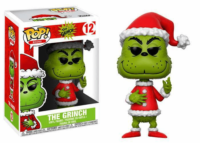 Funko Pop Vinyl Books 12 Dr. Seuss The Grinch Figure