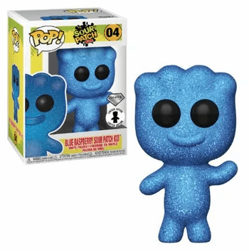 Funko Pop Vinyl Candy 04 Sour Patch Kid Blue Raspberry Diamond Glitter Figure