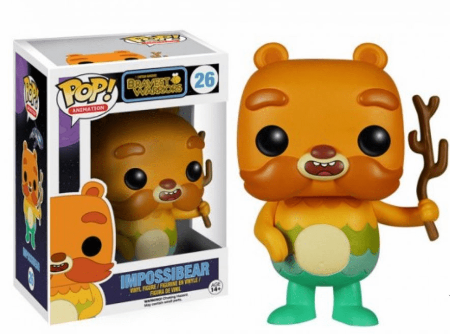 Funko Pop Vinyl Cartoon Hangover Bravest Warriors Impossibear Figure
