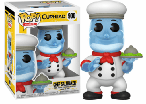 Funko Pop Vinyl Games Cuphead Chef Saltbaker Figure