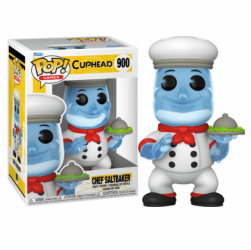 Funko Pop Vinyl Games Cuphead Chef Saltbaker Figure