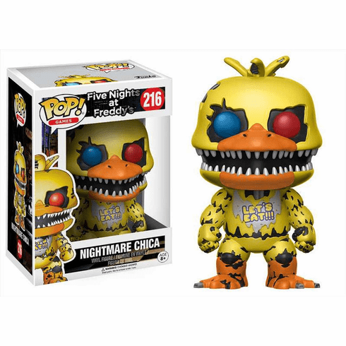Funko Pop Vinyl Games Five Nights at Freddy's Nightmare Chica Figure