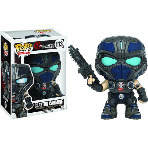 Funko Pop Vinyl Games Gears of War Clayton Carmine Figure
