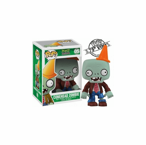 Funko Pop Vinyl Games Plants Vs Zombies Conehead Zombie Figure