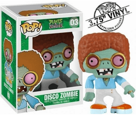 Funko Pop Vinyl Games Plants Vs Zombies Disco Zombie Figure