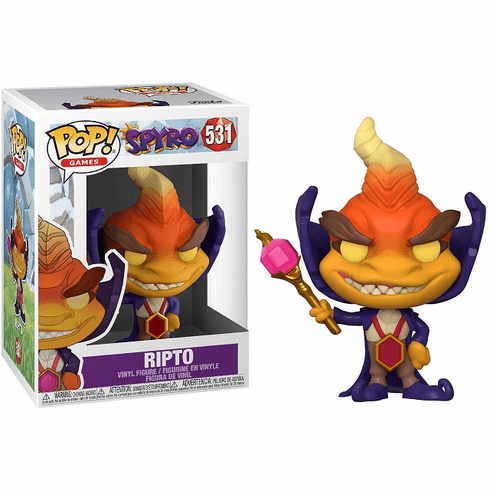 Funko Pop Vinyl Games Spyro & Sparx Ripto Figure