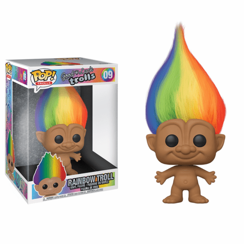 Funko Pop Vinyl Good Luck Trolls Rainbow Troll Figure