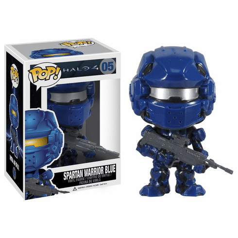 Funko Pop Vinyl Halo 05 Spartan Warrior Blue Figure