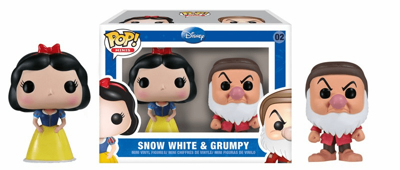 Funko Pop Vinyl Minis 02 Snow White and Grumpy Figures