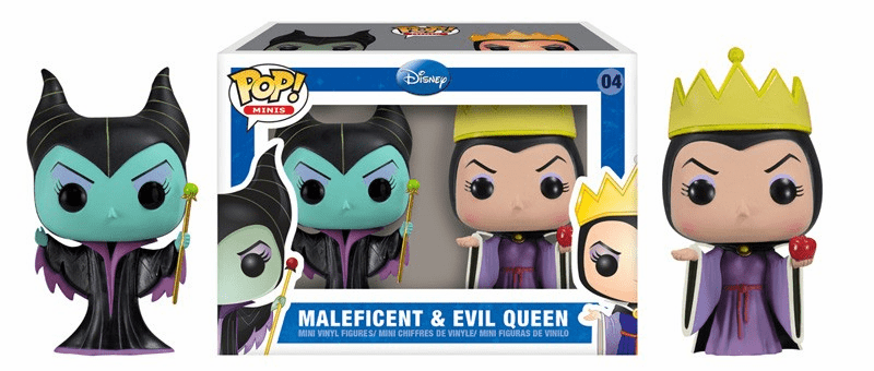 Funko Pop Vinyl Minis 04 Maleficent and Evil Queen Figures