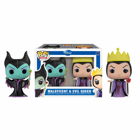 Funko Pop Vinyl Minis 04 Maleficent and Evil Queen Figures