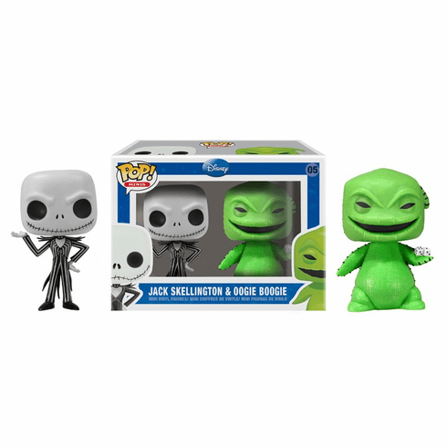 Funko Pop Vinyl Minis 05 Jack Skellington and Oogie Boogie Figures