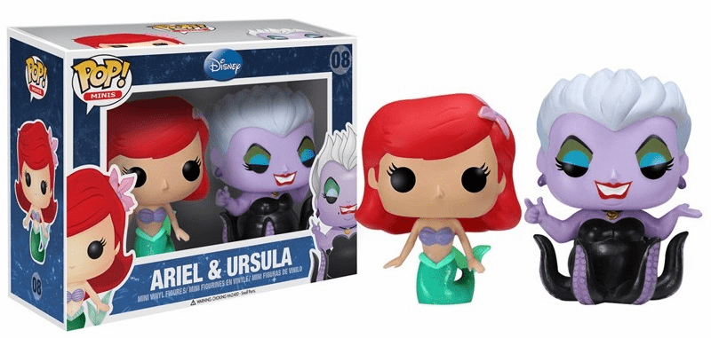 Funko Pop Vinyl Minis 08 Ariel the Mermaid and Ursula Figures