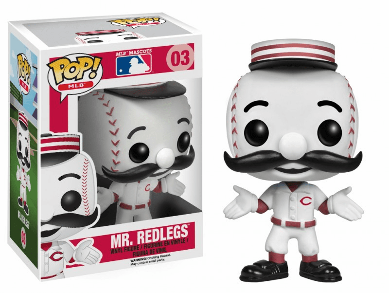 Funko Pop Vinyl MLB 03 Cincinnati Reds Mr. Redlegs Figure