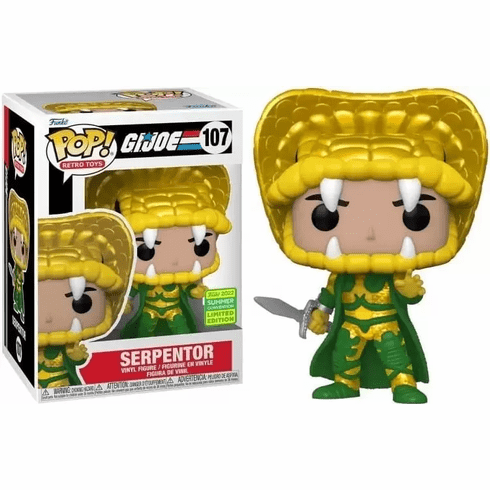 Funko Pop Vinyl Retro 107 G.I. Joe Serpentor Figure