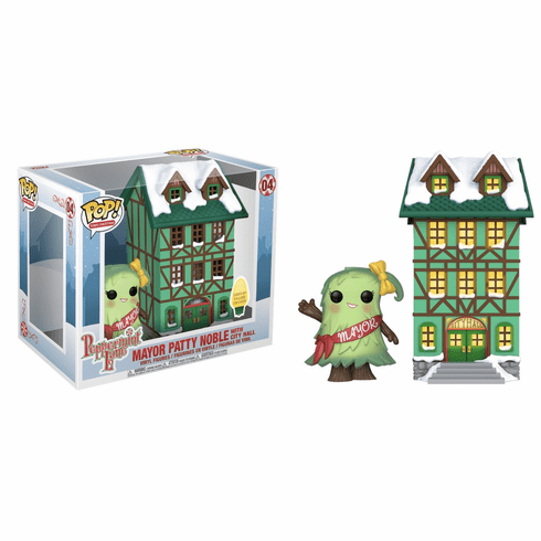 Funko Pop Vinyl Town Christmas 04 Mayor Patty Noble with City Hall Set