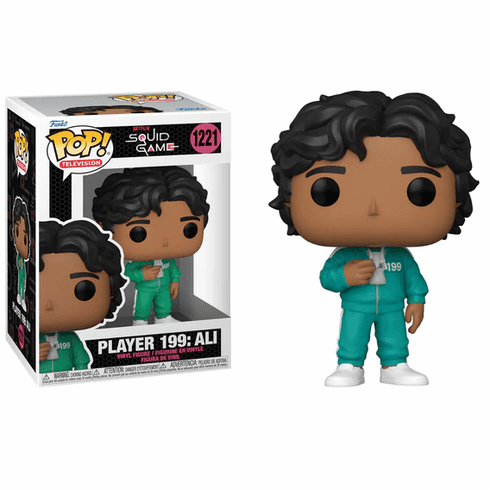 Funko Pop Vinyl TV Squid Game Player 199 Ali Figure