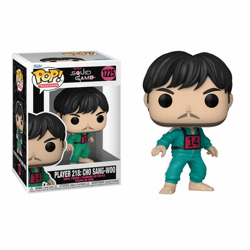 Funko Pop Vinyl TV Squid Game Player 218 Cho Sang-Woo Figure